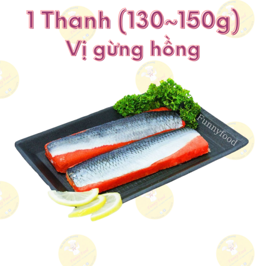 Cá Trích Ép Trứng Sashimi (Gừng Hồng)
