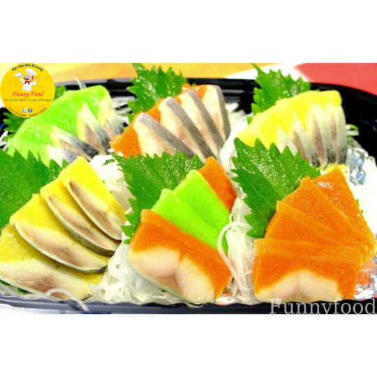 Cá Trích Ép Trứng Sashimi (Mù Tạt)