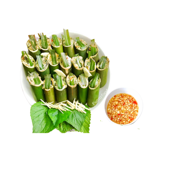 Chả Ốc Nhồi Ống Nứa